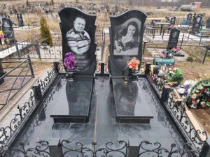 Благоустройства захоронений из гранита